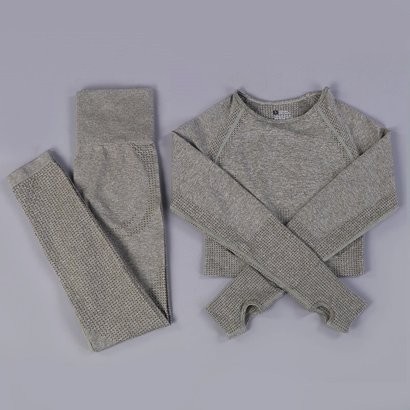 Long Sleeve & High Waisted Legging Set