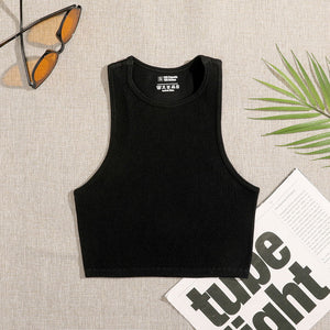 Rib-Knit Crop Top