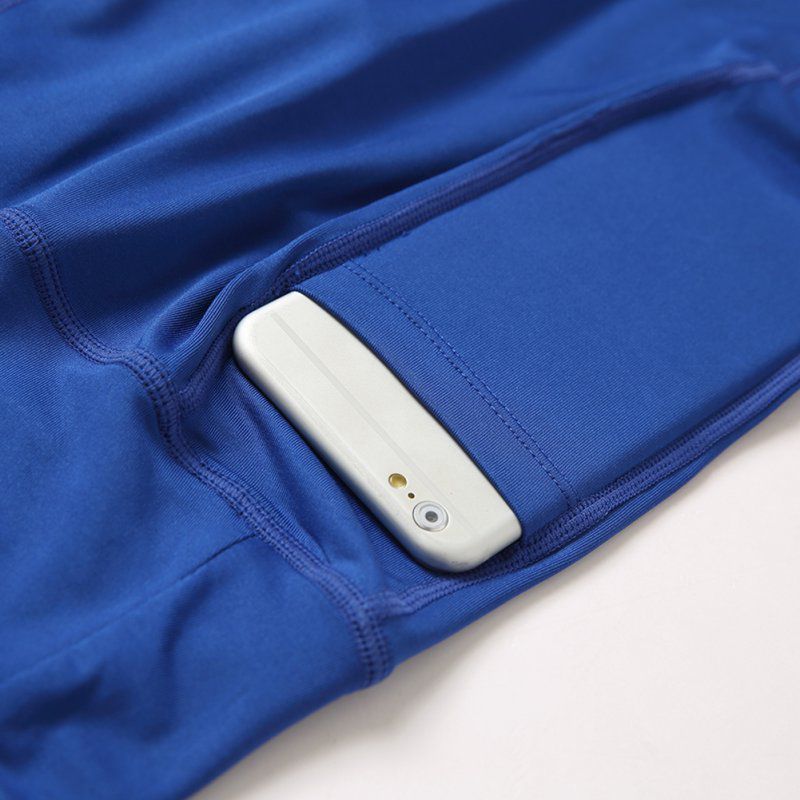 Compression Shorts With Phone Pocket