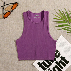 Rib-Knit Crop Top