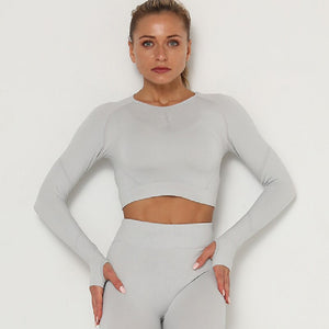 Long Sleeve Crop Top