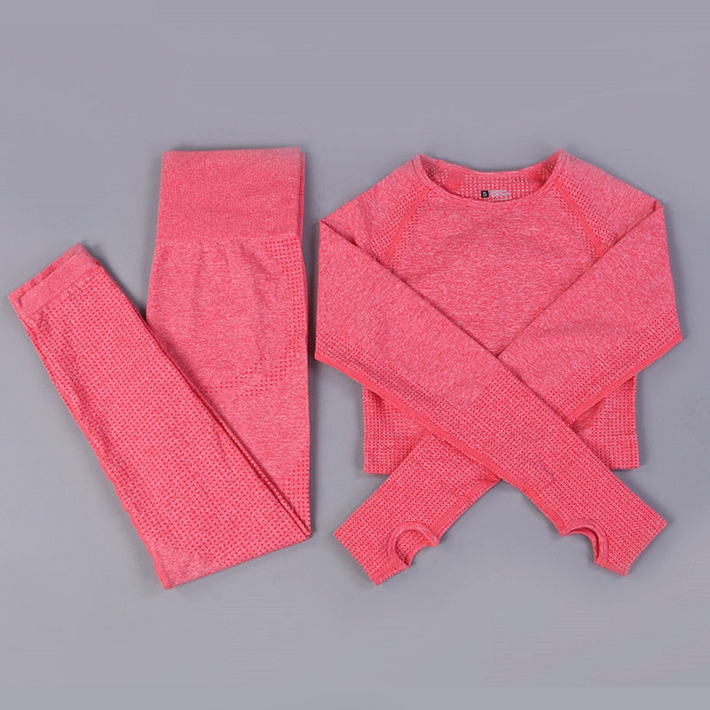 Long Sleeve & High Waisted Legging Set