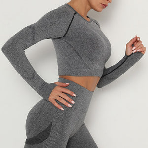 Long Sleeve Crop Top