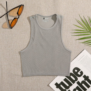 Rib-Knit Crop Top