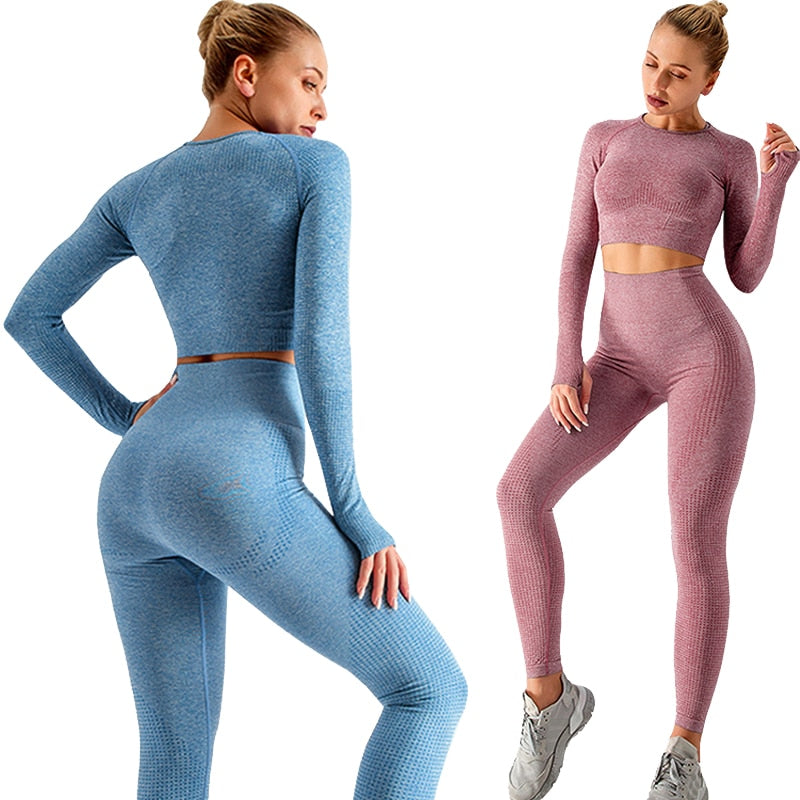 Long Sleeve & High Waisted Legging Set
