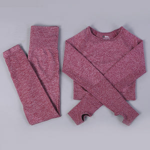 Long Sleeve & High Waisted Legging Set