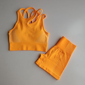 High Waisted Shorts & Top Set