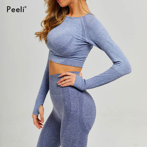 Long Sleeve & High Waisted Legging Set