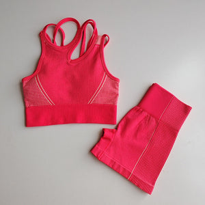 High Waisted Shorts & Top Set
