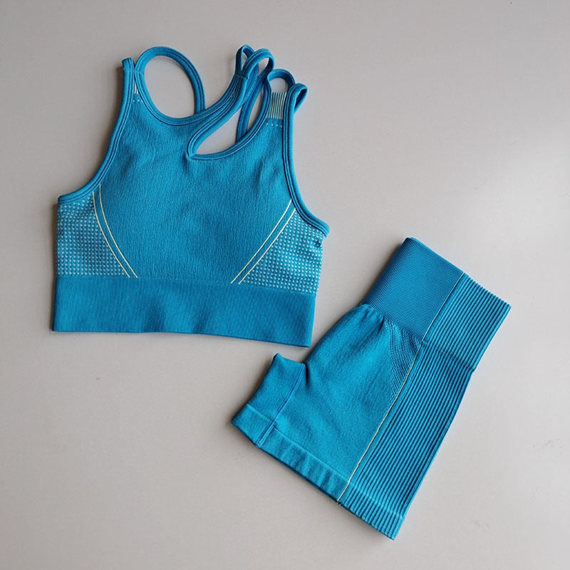 High Waisted Shorts & Top Set