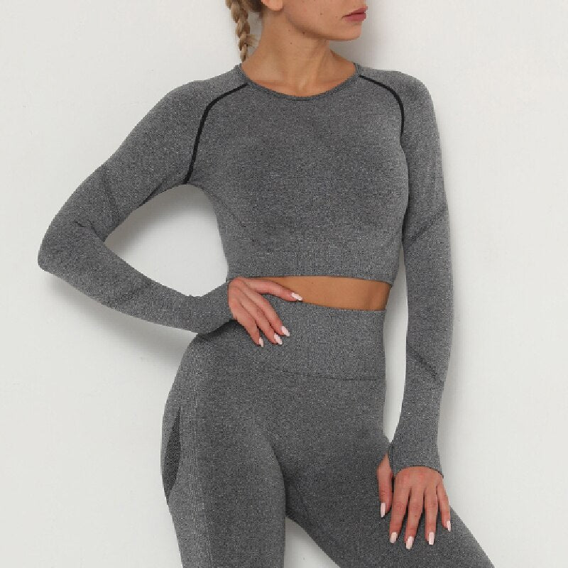 Long Sleeve Crop Top