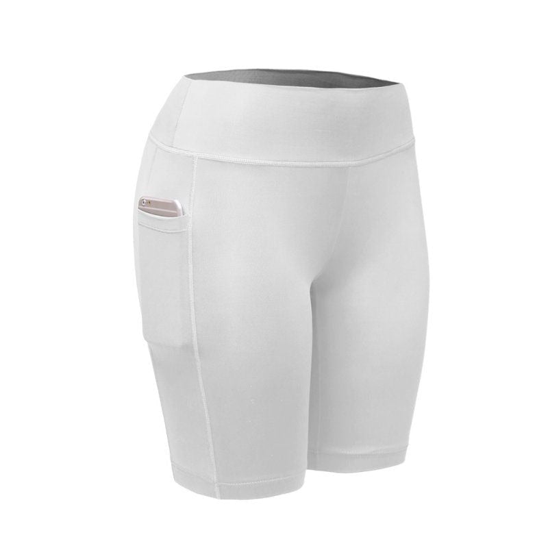 Compression Shorts With Phone Pocket