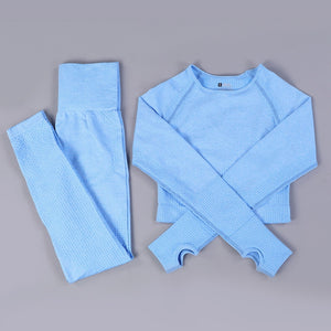 Long Sleeve & High Waisted Legging Set