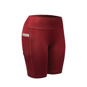 Compression Shorts With Phone Pocket