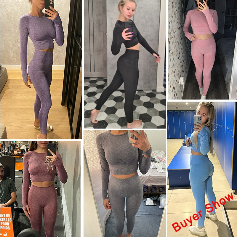 Long Sleeve & High Waisted Legging Set