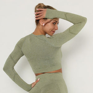 Long Sleeve Crop Top