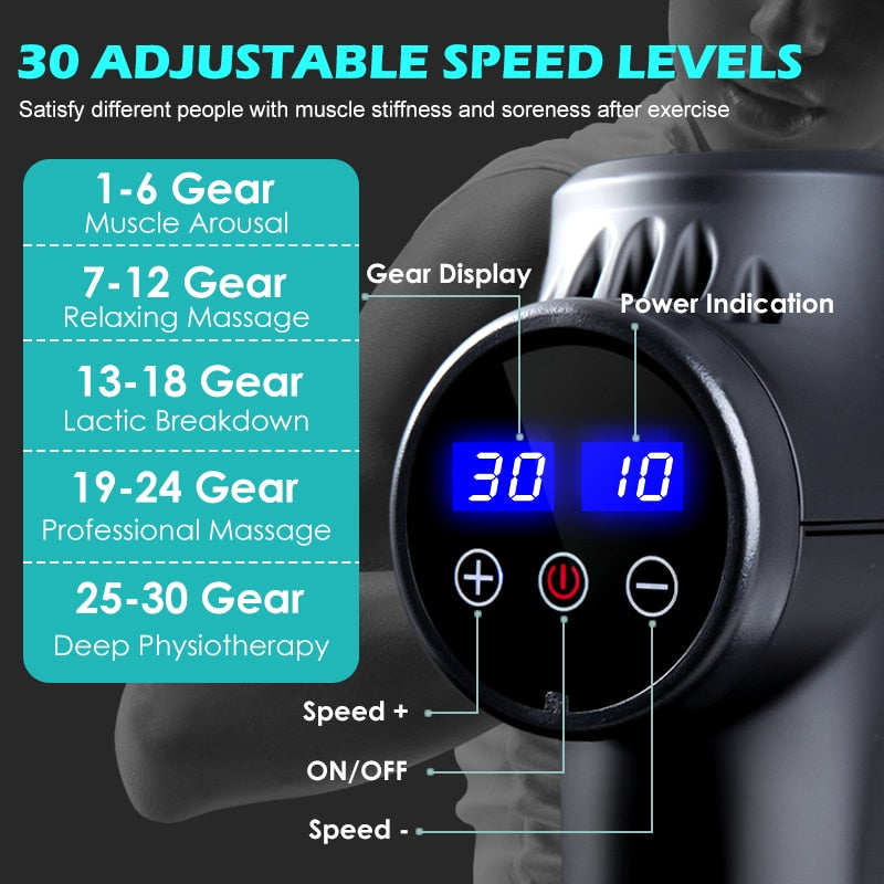 LCD Massage Gun