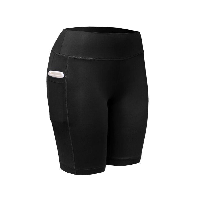 Compression Shorts With Phone Pocket