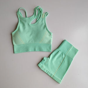 High Waisted Shorts & Top Set