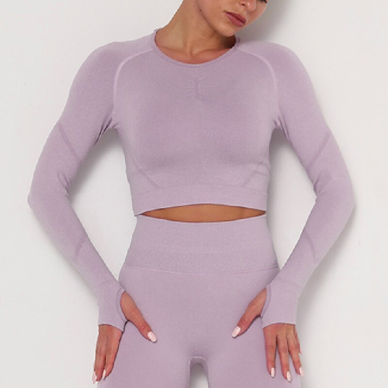 Long Sleeve Crop Top
