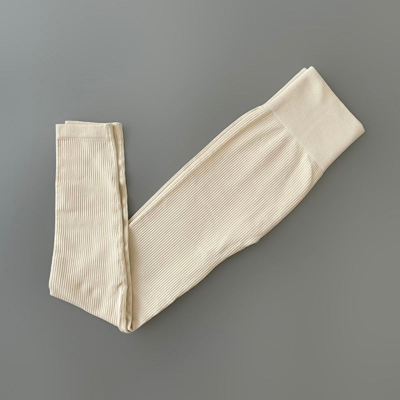 Ribbed High Waisted Leggings