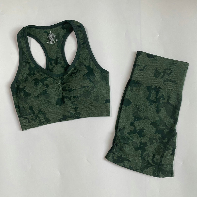 Camo Gym Leggings/Shorts/Tops/Sets
