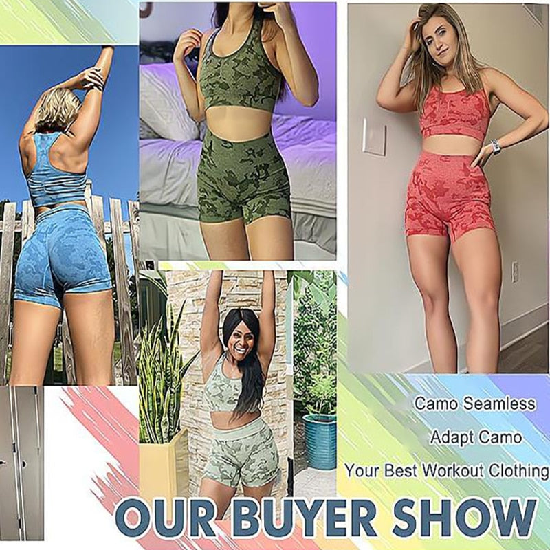 Camo Gym Leggings/Shorts/Tops/Sets