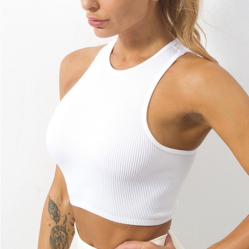 Rib-Knit Crop Top
