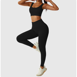 2 Piece Legging/Biker Short & Top Set