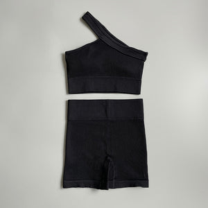 2/3/4/ Pc Legging/Shorts with Crop Top/Sports Bra Set
