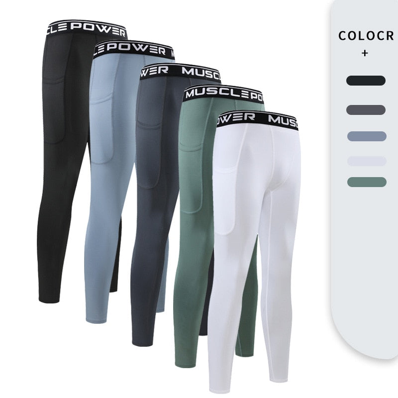 Compression Pants W/ Phone Pocket