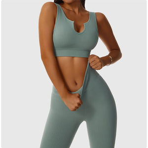 2 Piece Legging/Biker Short & Top Set