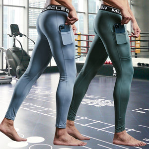 Compression Pants W/ Phone Pocket