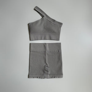 2/3/4/ Pc Legging/Shorts with Crop Top/Sports Bra Set