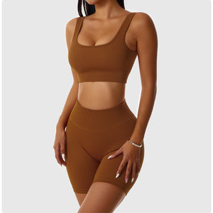 2 Piece Legging/Biker Short & Top Set