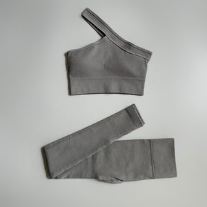 2/3/4/ Pc Legging/Shorts with Crop Top/Sports Bra Set