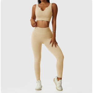 2 Piece Legging/Biker Short & Top Set