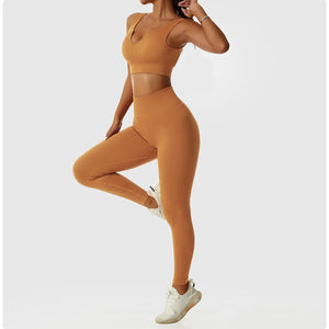 2 Piece Legging/Biker Short & Top Set