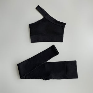2/3/4/ Pc Legging/Shorts with Crop Top/Sports Bra Set