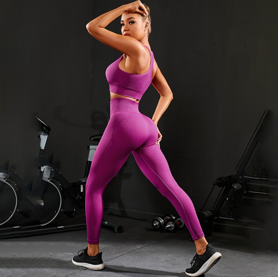 Crop Tank Gym Set