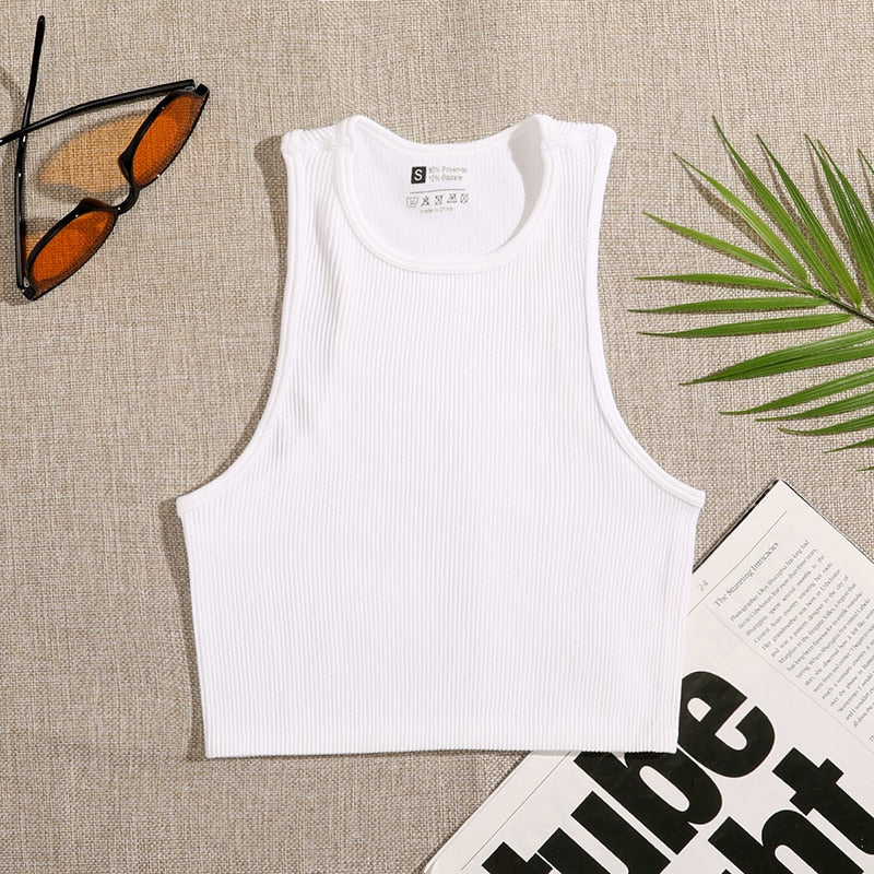 Rib-Knit Crop Top