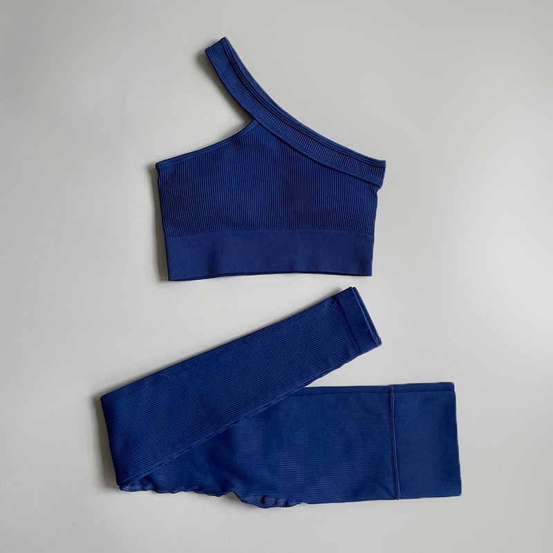 2/3/4/ Pc Legging/Shorts with Crop Top/Sports Bra Set
