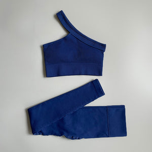 2/3/4/ Pc Legging/Shorts with Crop Top/Sports Bra Set