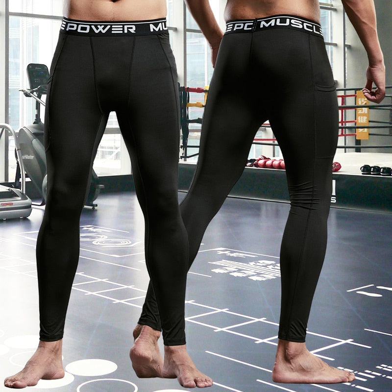 Compression Pants W/ Phone Pocket